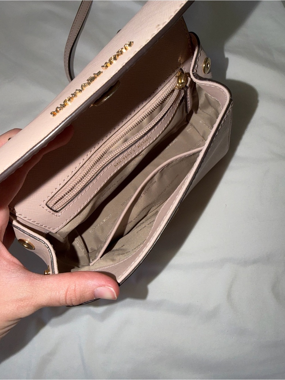 Michael Kors Ava Extra-Small Saffiano Leather Crossbody Bag - Picture 6 of 8